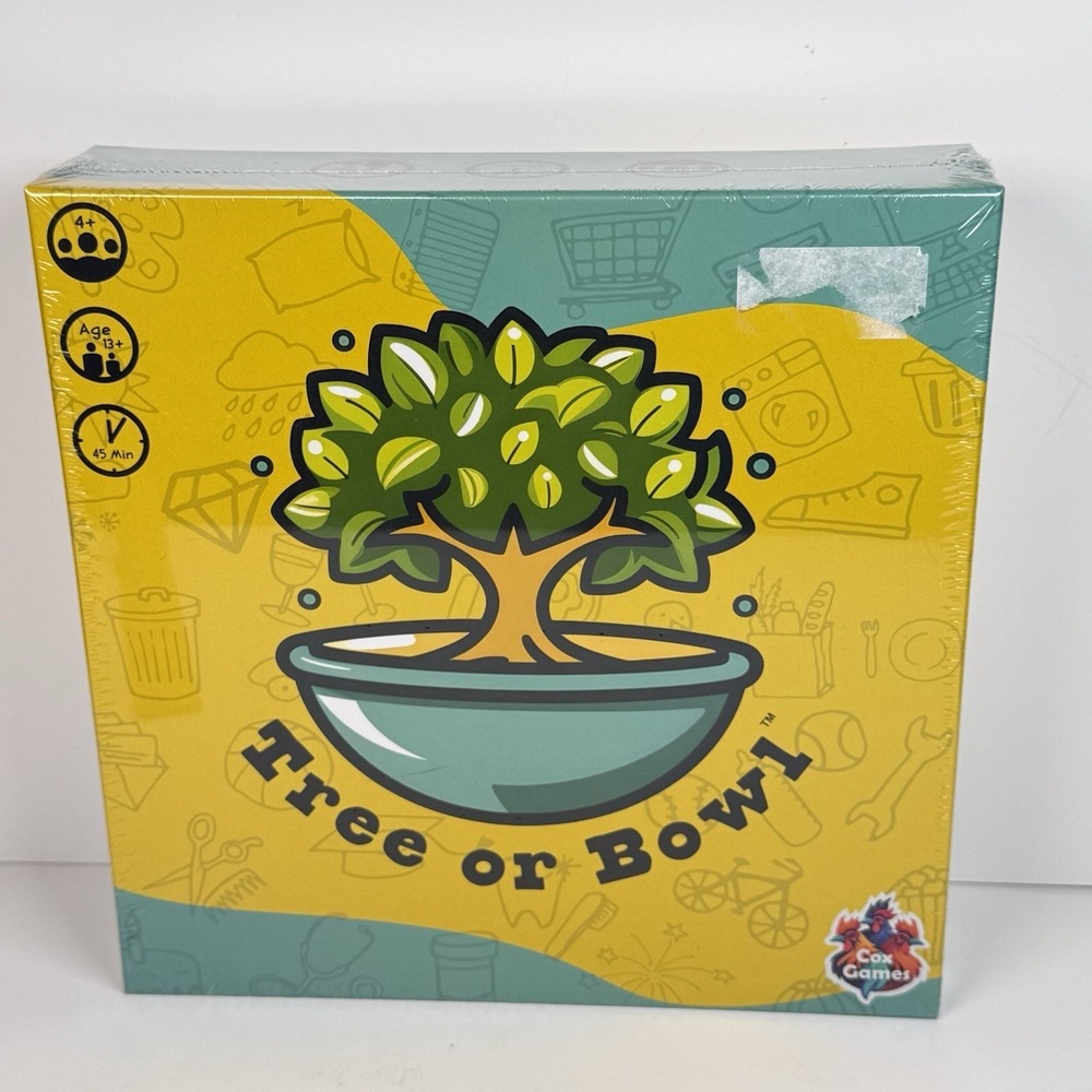 Tree Or Bowl‎ Board Game New Sealed 4+Players Age 13+